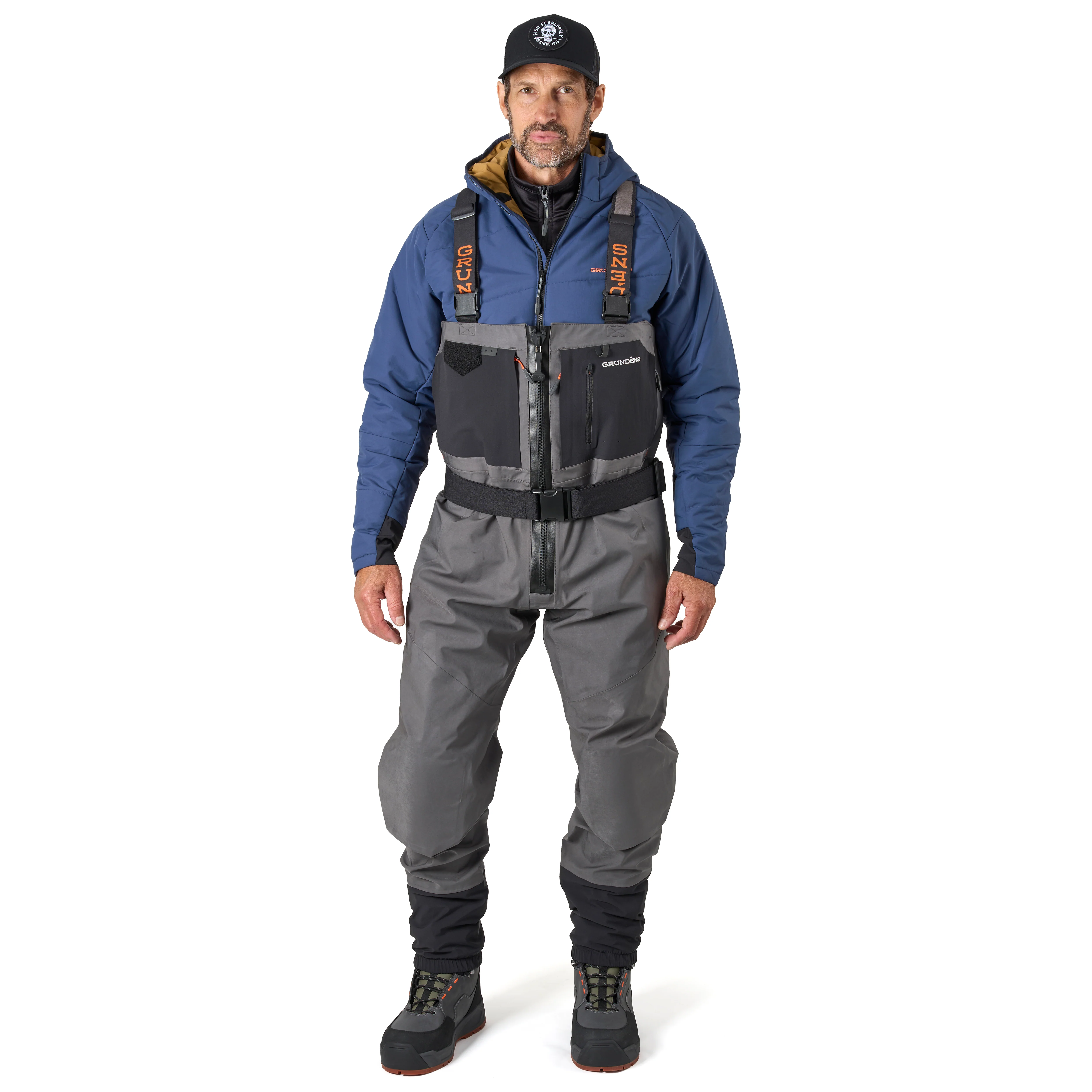 Grundens Men's Vector Zip Stockingfoot Wader - Image 4