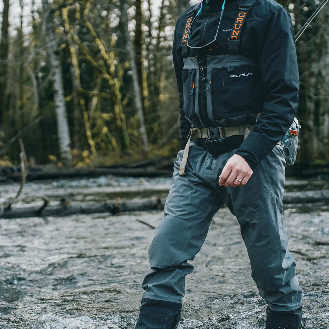 Grundens Men's Vector Zip Stockingfoot Wader - Image 7