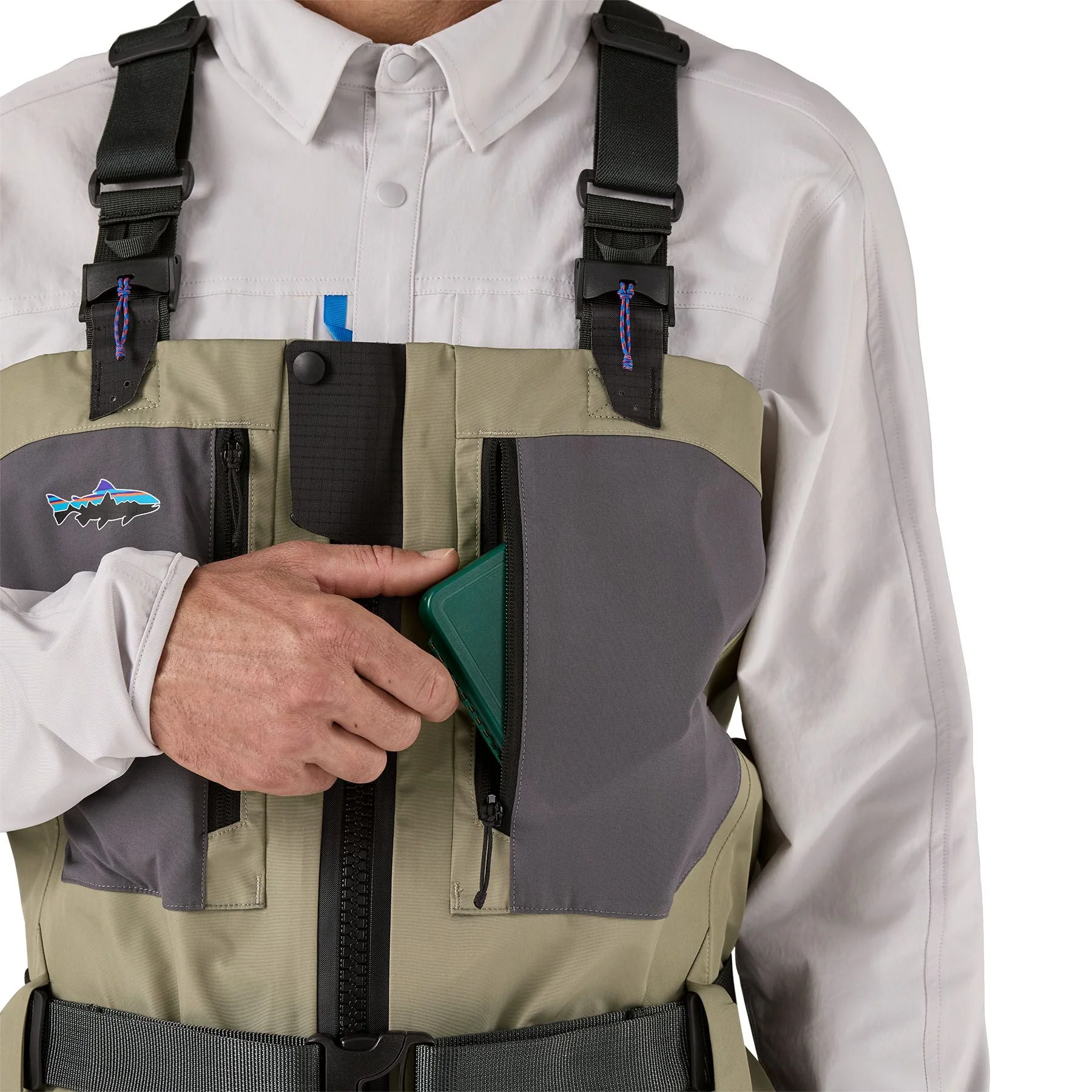 Patagonia Men's Swiftcurrent Traverse Zip-Front Waders - Image 10