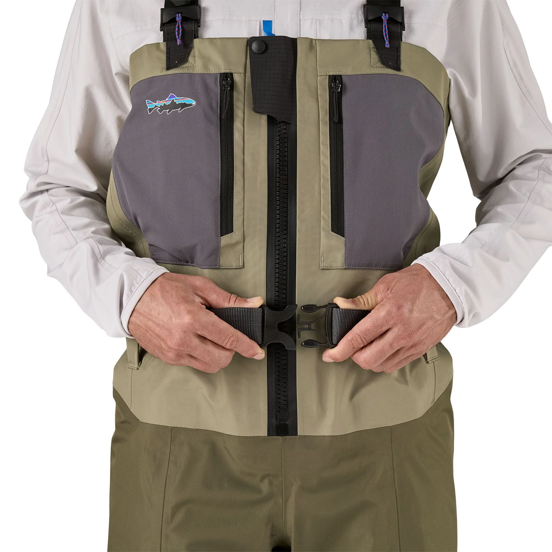 Patagonia Men's Swiftcurrent Traverse Zip-Front Waders - Image 11