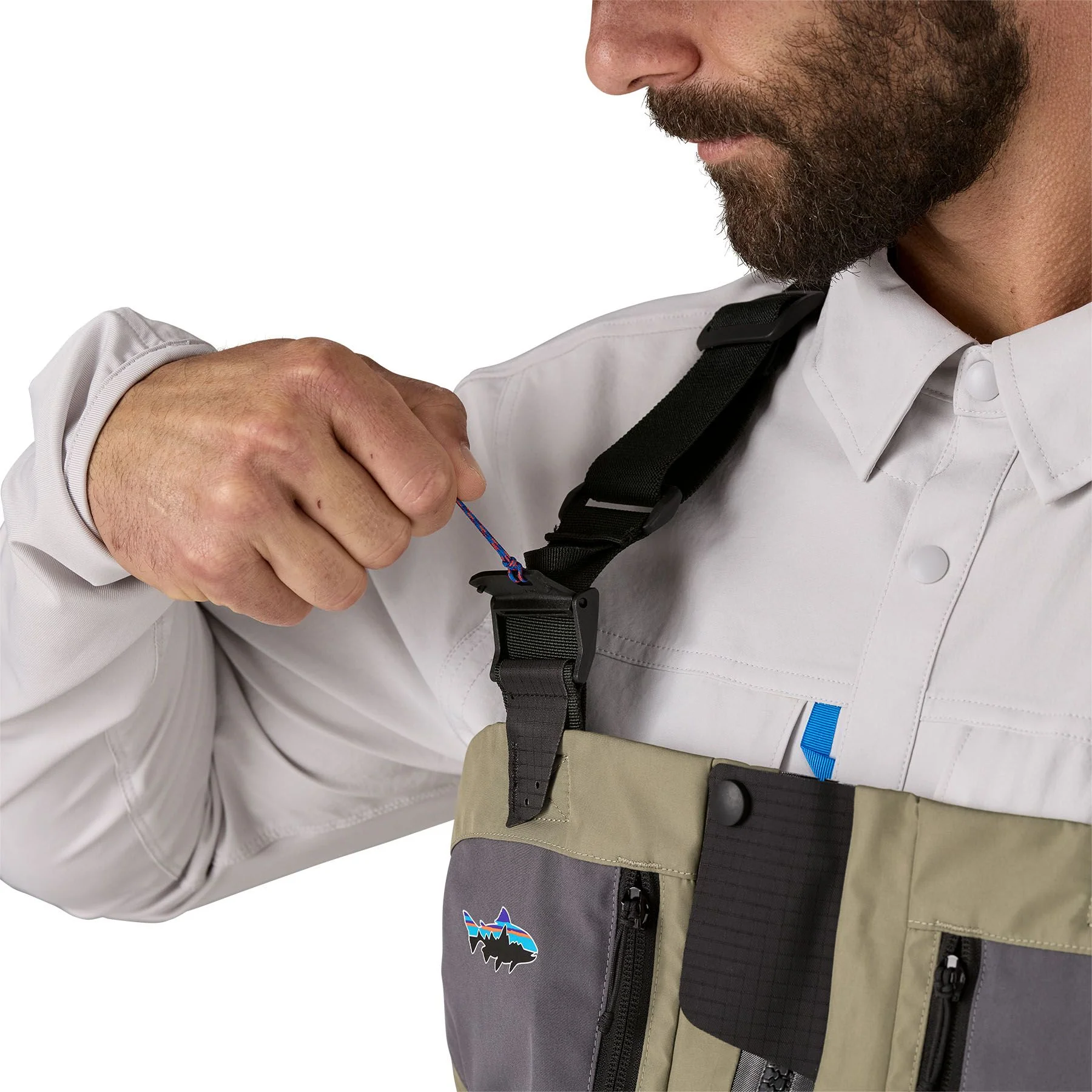 Patagonia Men's Swiftcurrent Traverse Zip-Front Waders - Image 7