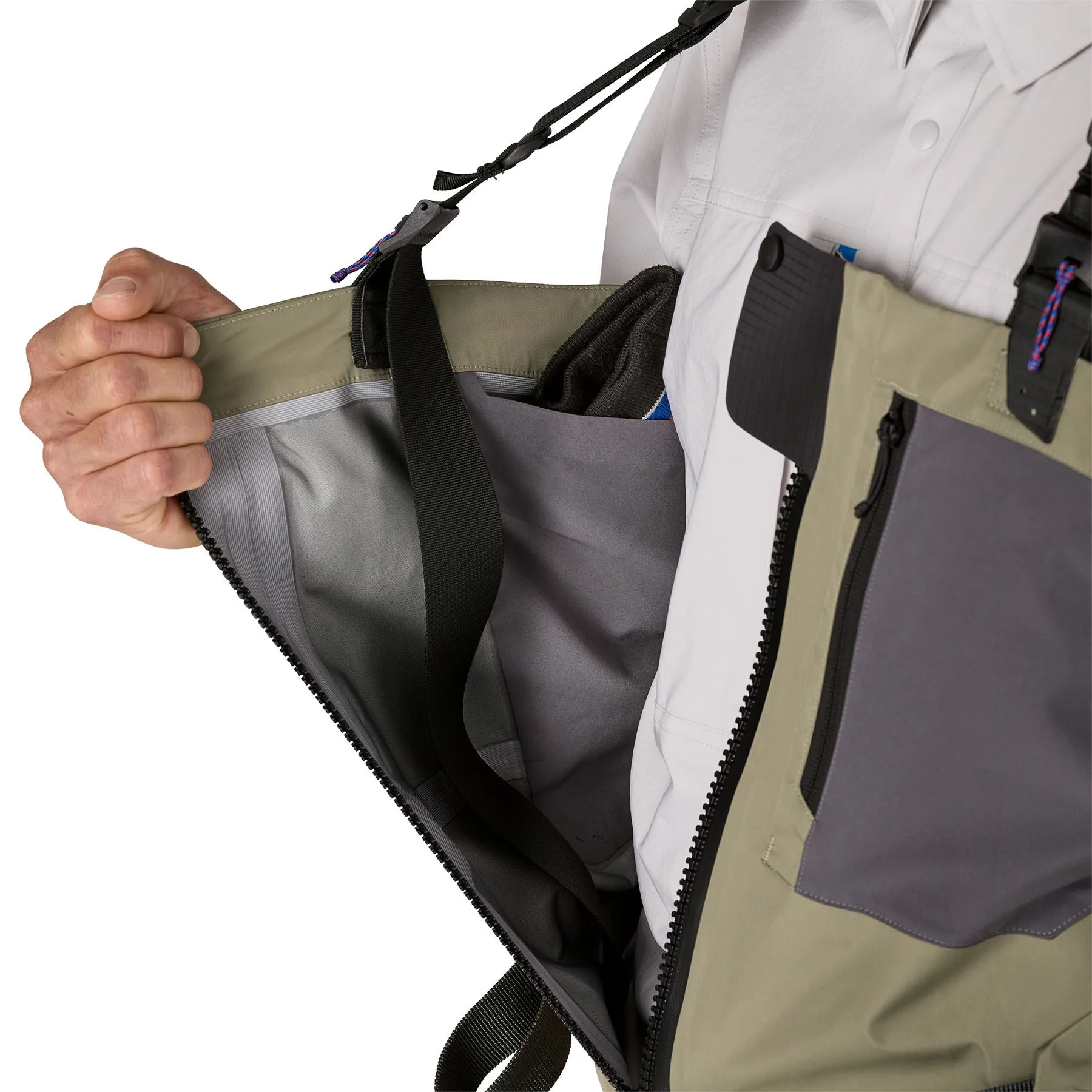 Patagonia Men's Swiftcurrent Traverse Zip-Front Waders - Image 9